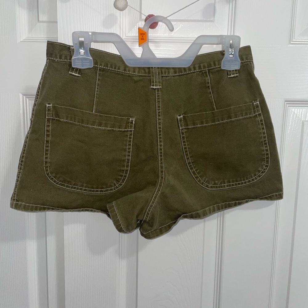 Vintage Olive Green Shorts 6